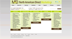 Desktop Screenshot of northamericandirectmarketing.com